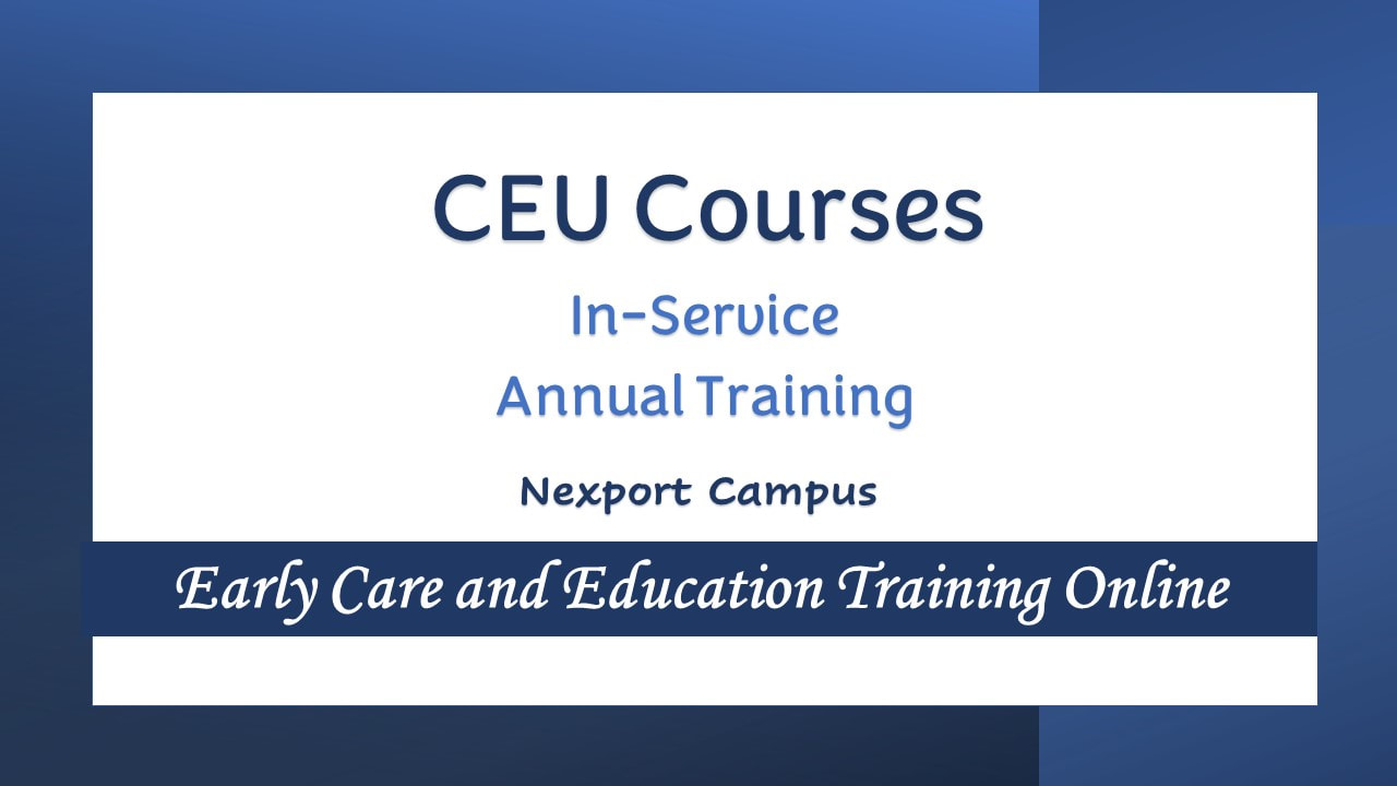 Florida Inservice Courses for Child Care