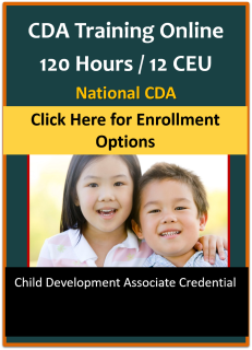 What sort of training is needed to get a Child Development Associate credential?