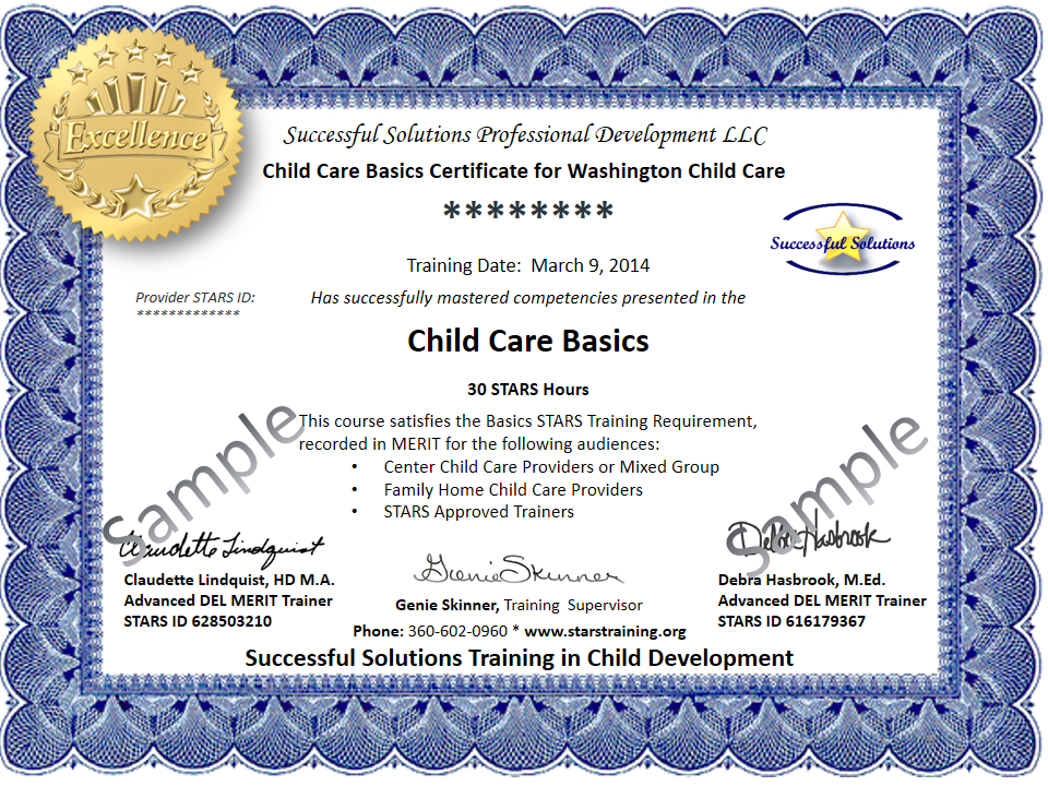 Child Care Basics Complete Successful Solutions