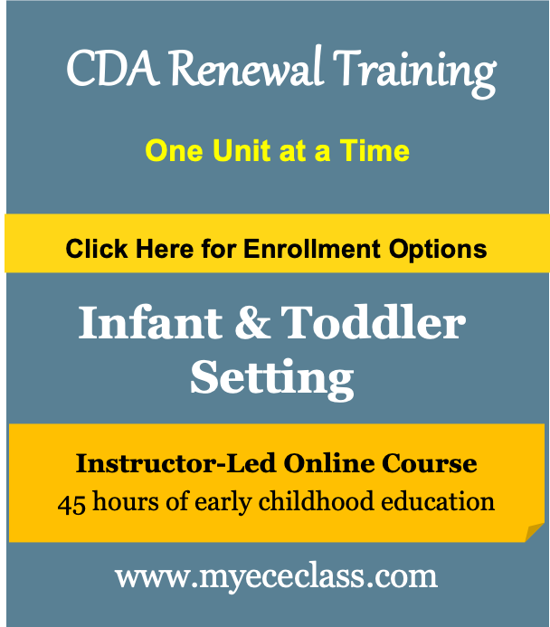 Infant and Toddler CDA Renewal