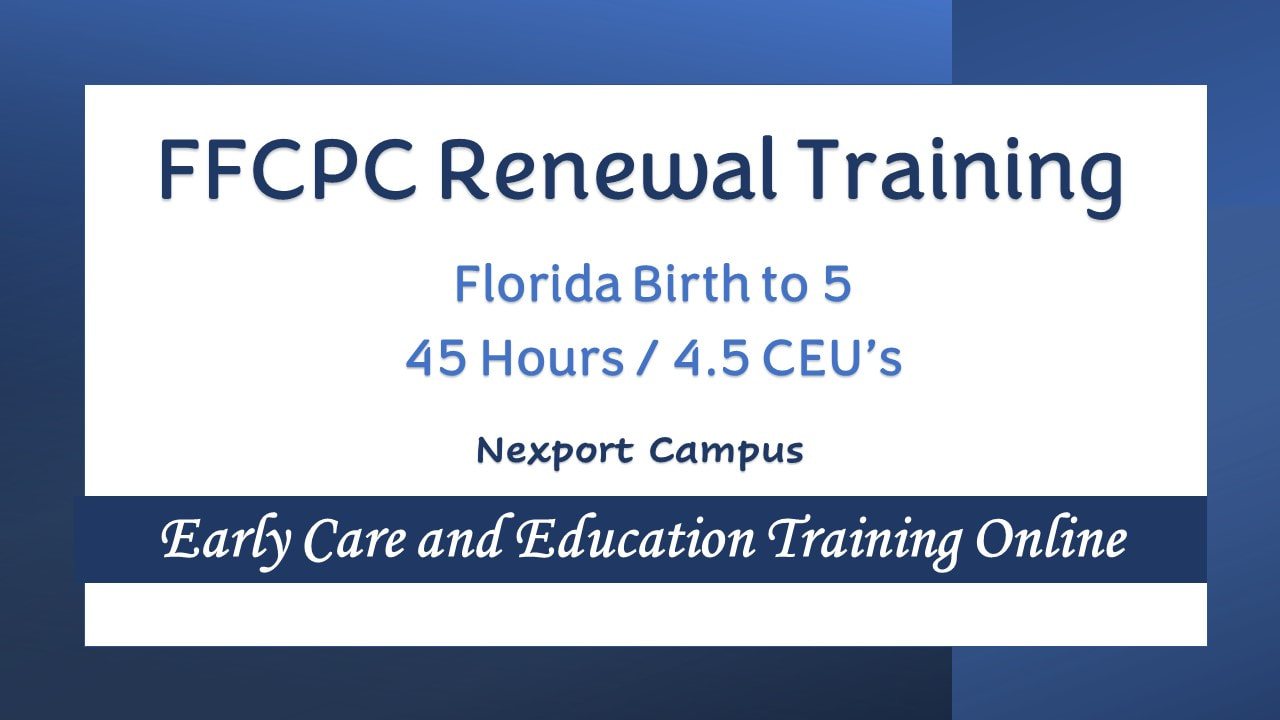 Florida CDA Training Renewal